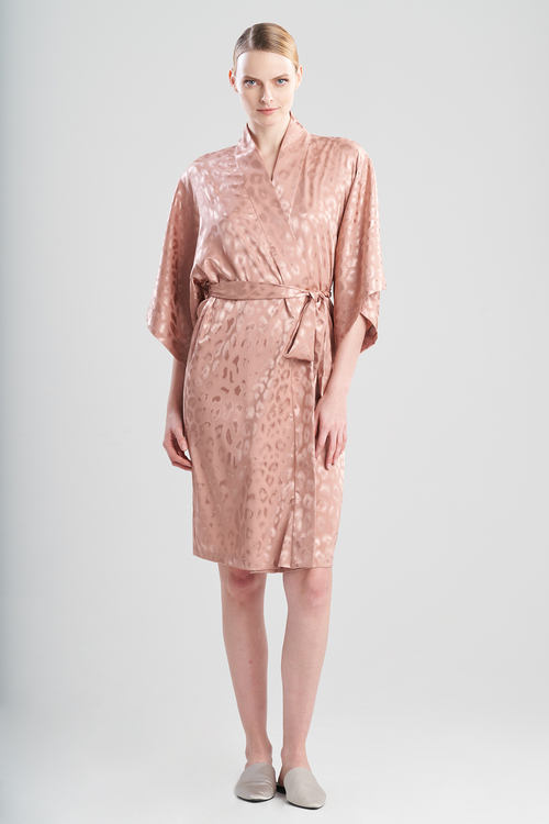 Natori Decadence Wrap Robe In Rose