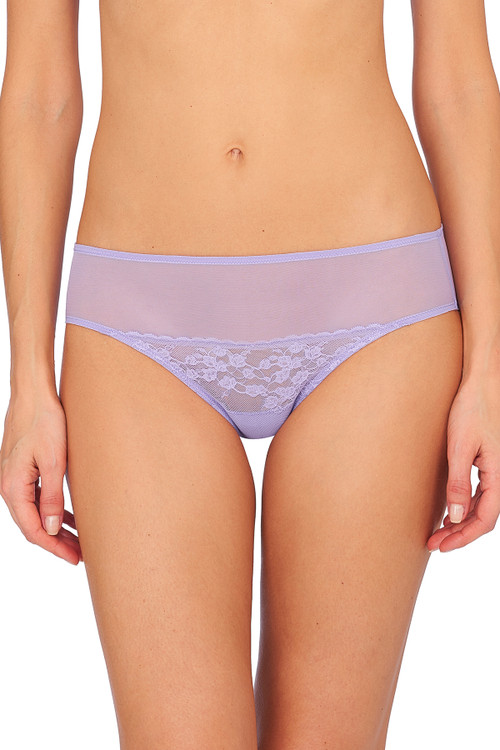 Natori Cherry Blossom Girl Brief Panty In Violet Tulip