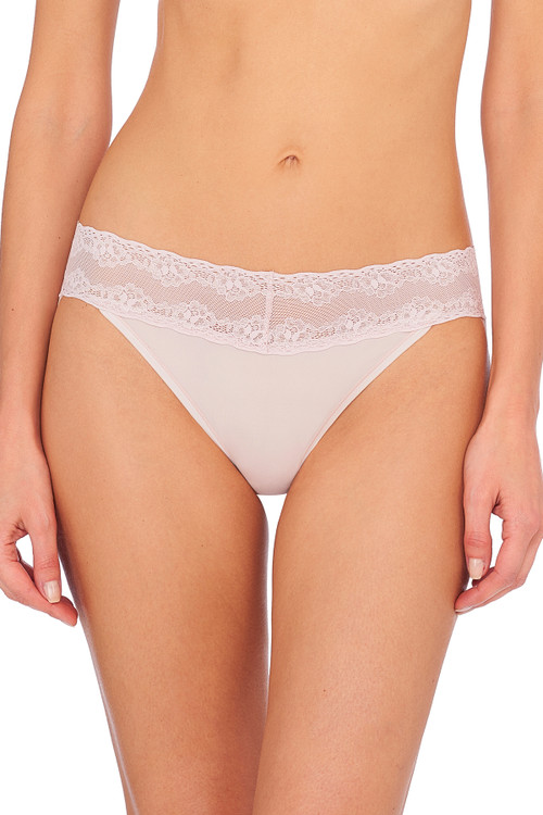 Natori Bliss Perfection Soft & Stretchy V-kini Panty Underwear In Deep Blush