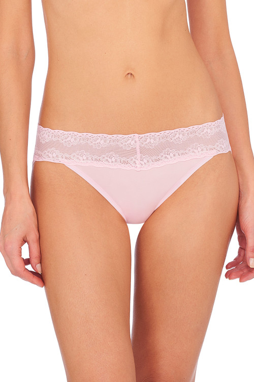 Natori Bliss Perfection Soft & Stretchy V-kini Panty Underwear In Peony