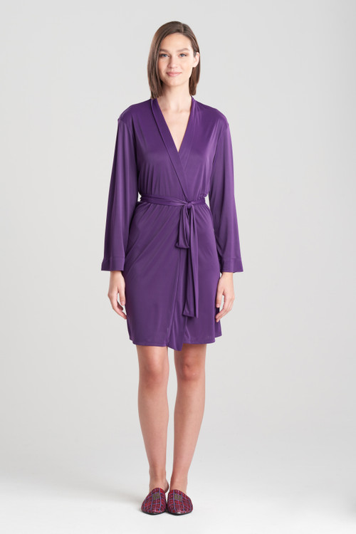 Natori Aphrodite Wrap Robe In Amethyst