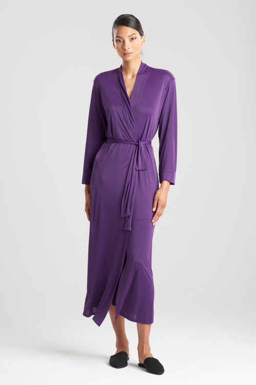 Natori Aphrodite Wrap Robe In Amethyst