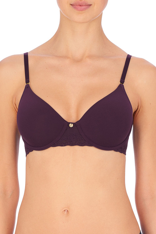 Natori Bliss Perfection All Day Underwire Contour Bra In Currant