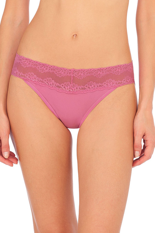 Natori Bliss Perfection Soft & Stretchy V-kini Panty Underwear In Violet Quartz