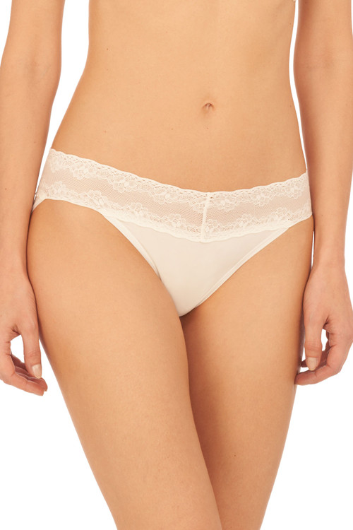 Natori Bliss Perfection Soft & Stretchy V-kini Panty Underwear In Fondant