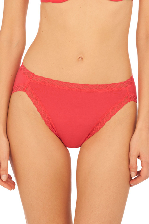 NATORI BLISS FRENCH CUT BRIEF PANTY UNDERWEAR WITH LACE TRIM