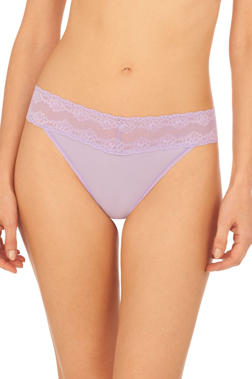 Natori Bliss Perfection One-size Thong In Violette