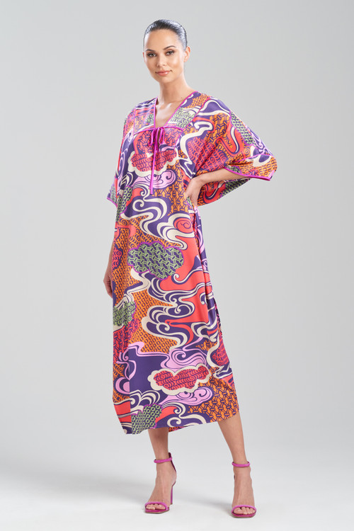 NATORI UZU CAFTAN DRESS