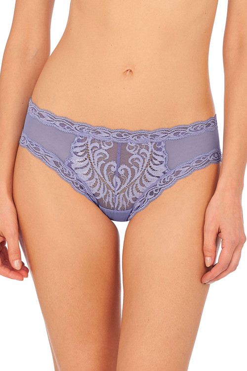 Natori Feathers Hipster Panty In Bluebell