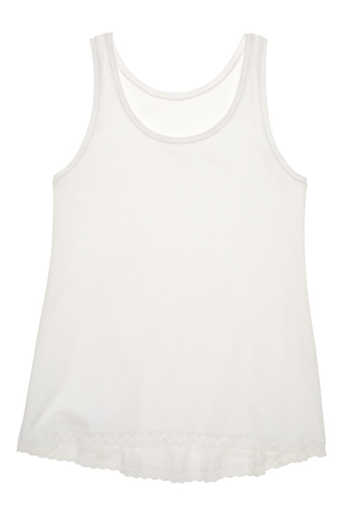 Natori Bliss Cotton Tank In White