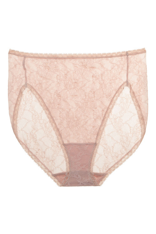 Natori Bliss Allure Lace French Cut Panties In Rose Beige