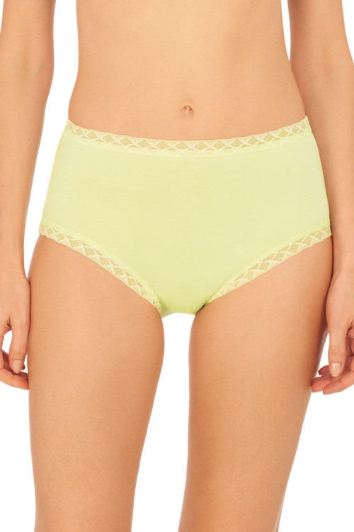 Natori Bliss Full Brief Panty In Lime Cream