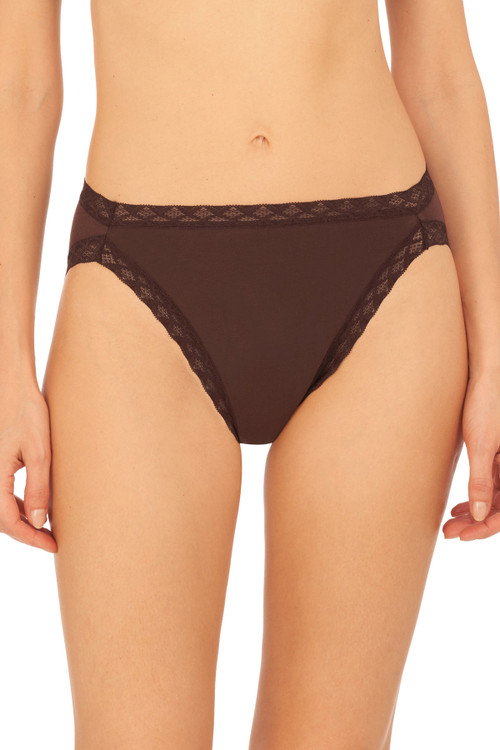 NATORI BLISS FRENCH CUT BRIEF PANTY UNDERWEAR WITH LACE TRIM