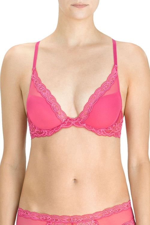 NATORI FEATHERS CONTOUR PLUNGE T-SHIRT EVERYDAY PLUNGE BRA (32DDD) WOMEN'S