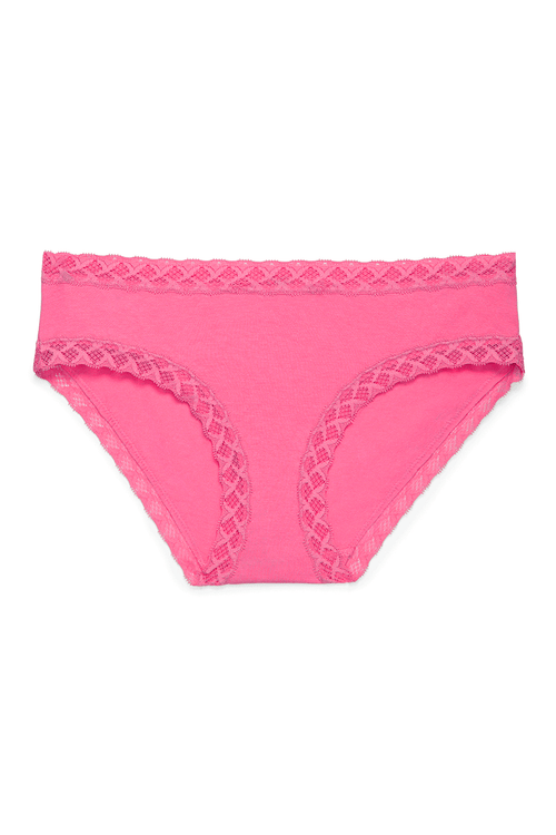 Natori Bliss Girl Comfortable Brief Panty Underwear With Lace Trim