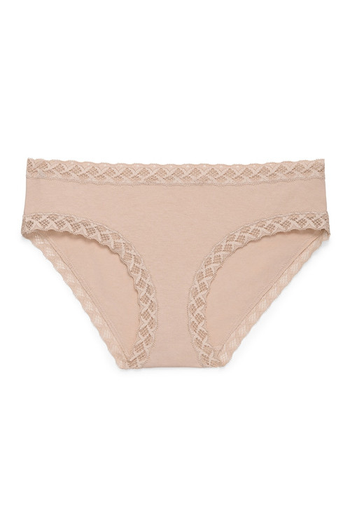 Natori Bliss Girl Comfortable Brief Panty Underwear With Lace Trim