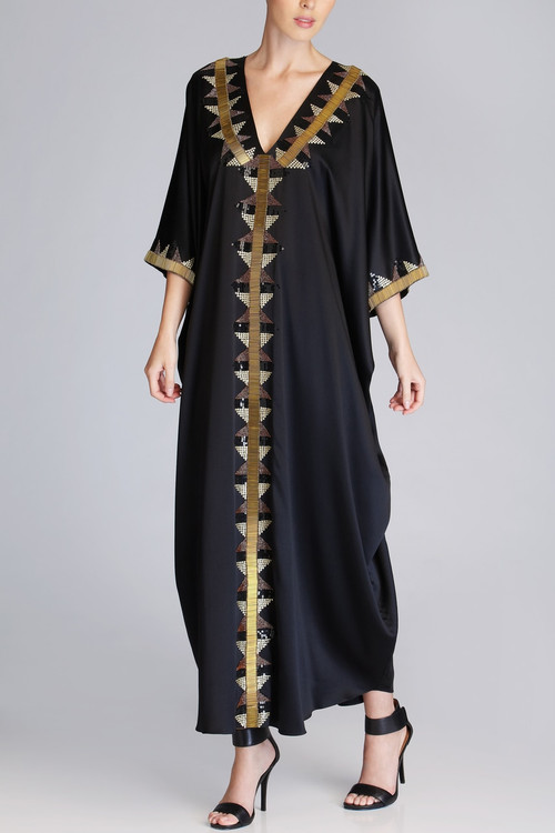Josie Natori Couture Sagun Caftan Style T50005