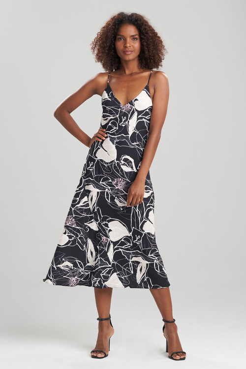 Buy Hana Fluid Crepe Slip Dress Online | Natori