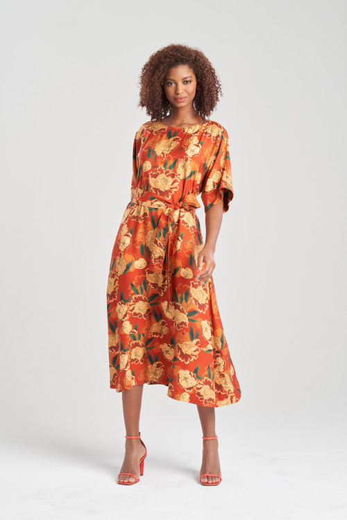 Buy Shugo Cotton Silk Boatneck Dress Online | Natori