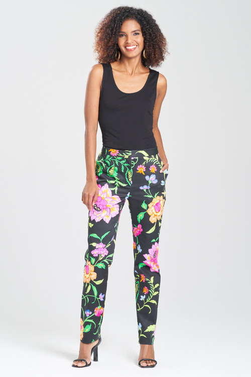 Buy Cotton Chino High Waisted Pleated Pants and Natori Pre-Fall 2023 - Shop  Natori Online