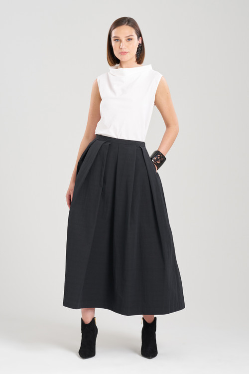 Taffeta Maxi Skirt