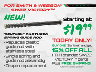 NEW PRODUCT - "Sentinel" Stainless Steel Captured Spring Guide Rod for SW22® Victory™