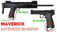 New Product Alert: "Maverick" Base Pad for Kel-Tec PMR-30 and Kel-Tec CMR-30