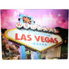 Hologram Magnet Las Vegas Souvenir with Pink Sky and Las Vegas Sign