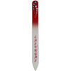 GLASS Nail File with a Printed Las Vegas on it and fun rhinestones toward the top 