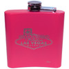 BACK Las Vegas Pink Let The Good Times Roll Flask- 6oz.