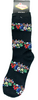 Black Las Vegas Sock with Words in a Colorful Font that says "Las Vegas".