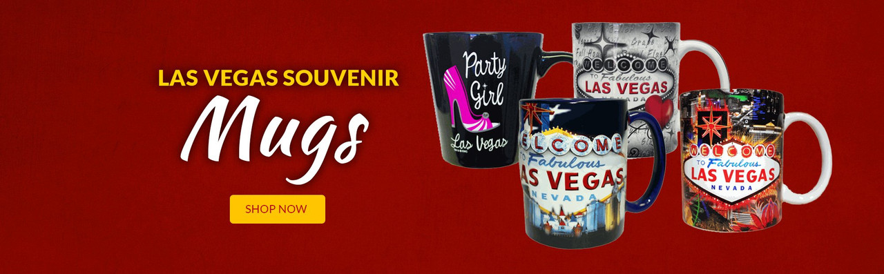 LV Souvenir Mug Embossed Design -Fireworks 16oz.- gifts and souvenris  from and for las vegas