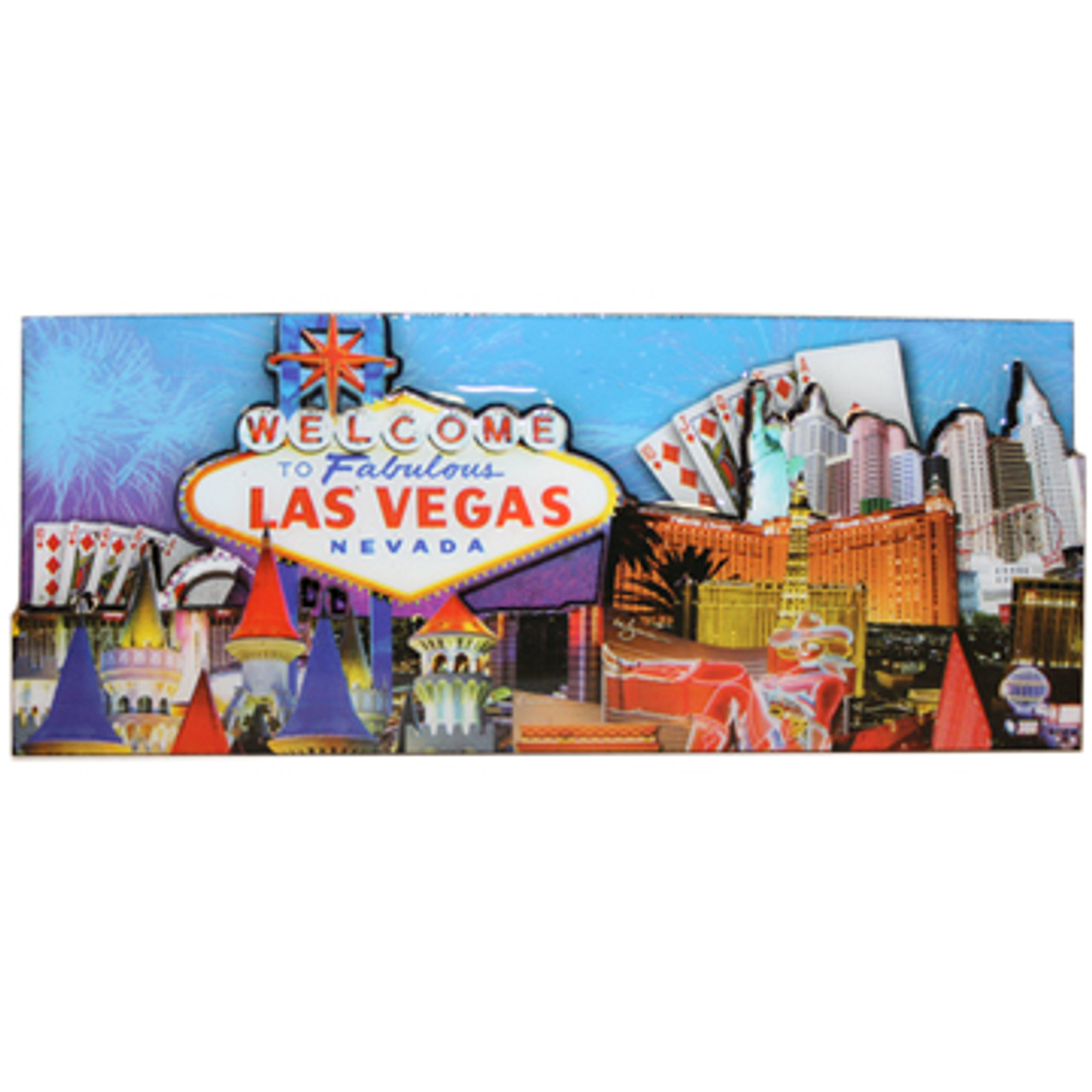 Blue Sign Magnet Las Vegas Diamond- lasvegas giftshop
