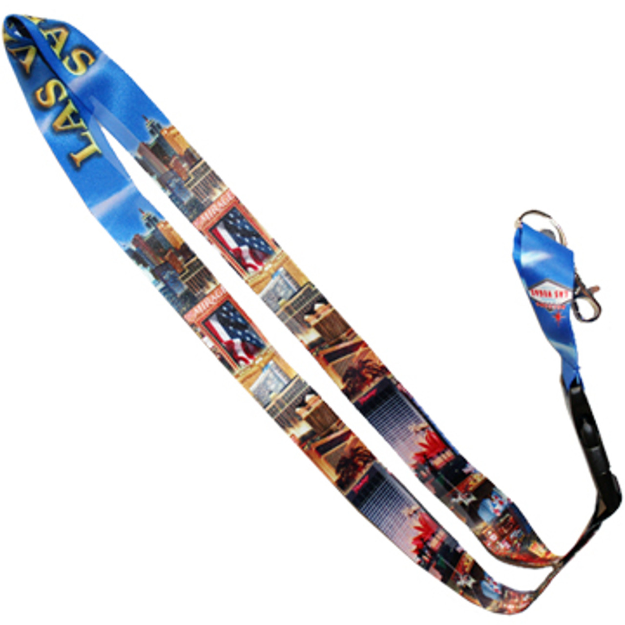 Las Vegas Souvenir Fancy Lanyard Keychains Choose Your Colors