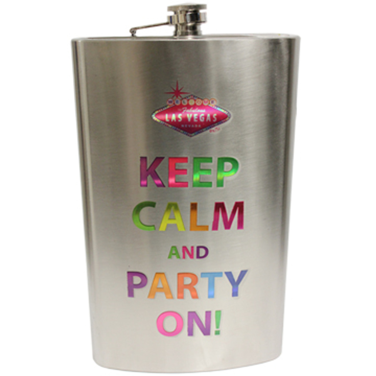 Party Like a Rock Star- LAS VEGAS JUMBO- Flask 64oz- las vegas