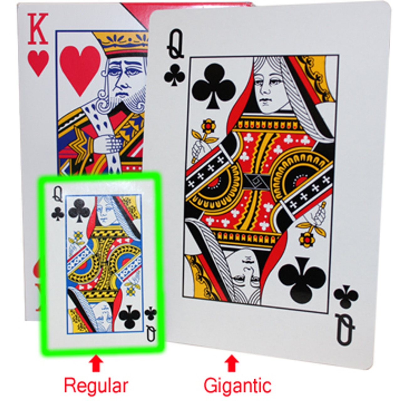 ENERMOUS-JUMBO-MEGA- Playing Cards- las vegas casino decorations gift shop