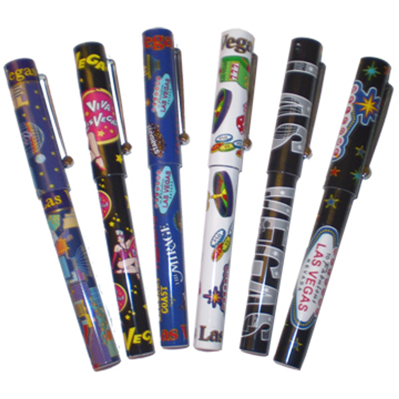 Las Vegas 6 Pen Value Pack - Las Vegas Gift Shop- Las Vegas Pens