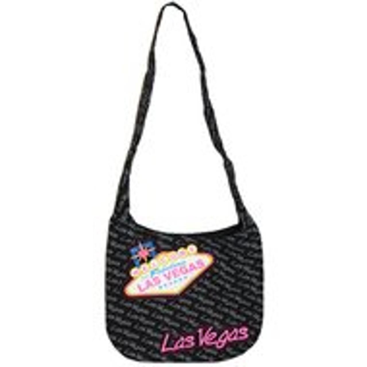 Black and Pink Las Vegas Hobo Bag-LARGE- las vegas' best giftshop online  easy