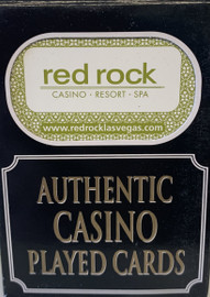 Red Rock Resort  Las Vegas Poker-Black Jack Playing Cards.