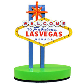 Mini Las Vegas Sign that lights up. Colorful and Fun souvenir