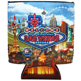 Las Vegas Neon design can coozie, drink cooler. Las Vegas Neon design can coozie, drink cooler.