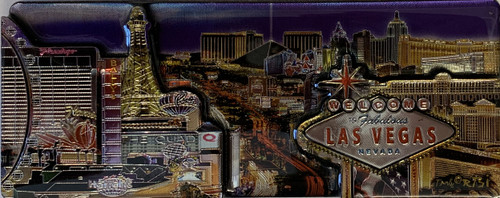 3D Magnet of Las Vegas Strip  Design Souvenir