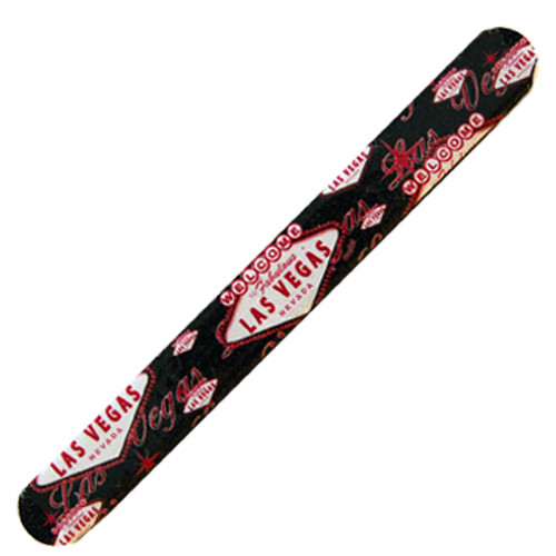 Las Vegas oversized Nail File with Printed Hot Pink Las Vegas Signs all over it. 