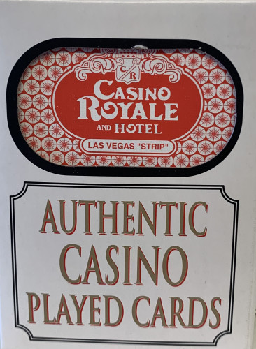 Casino Royale Las Vegas Poker-Black Jack Playing Cards.