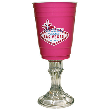 Las Vegas Party/Redneck Wine Cup- Pink- 16oz- las vegas ghetto/redneck  party supplies
