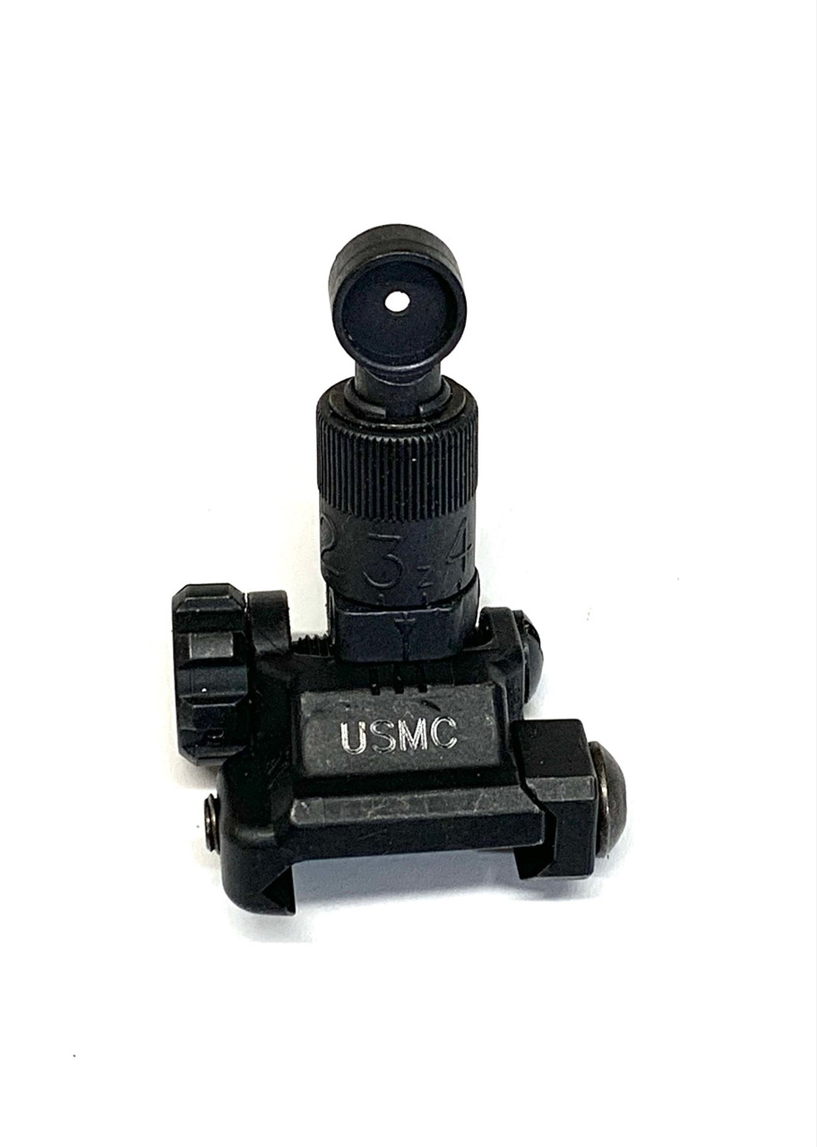 Knights Armament Company Folding Micro Rear Sight, 200-600 Meter
