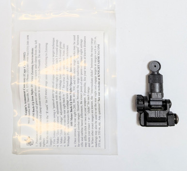 Knights Armament Company Folding Micro Rear Sight, 200-600 Meter