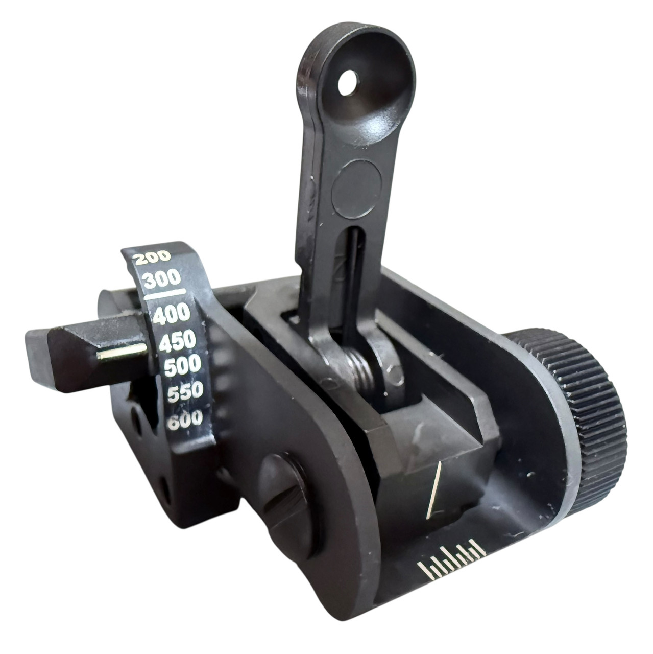 USGI Matech BUIS 600M Folding Rear Iron Sight