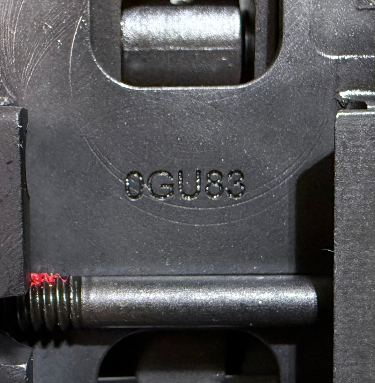 USGI Matech BUIS 600M Folding Rear Iron Sight