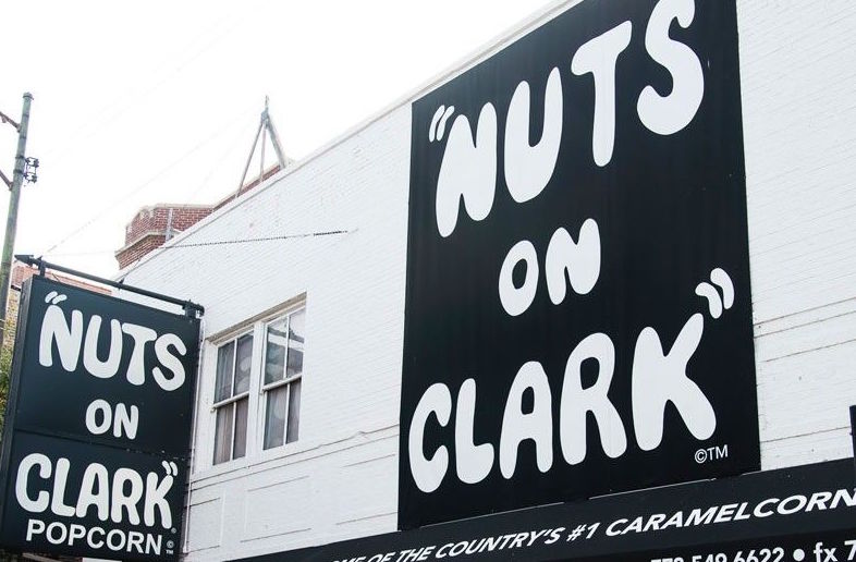 "Nuts on Clark" History and Iconic Location Nuts on Clark
